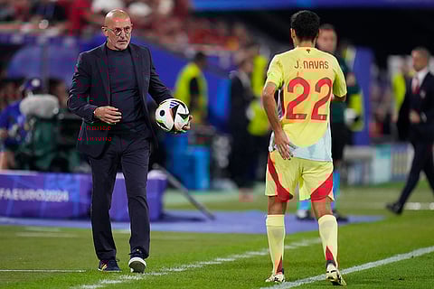 Spain's head coach Luis de la Fuente